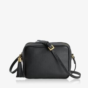 Gigi New York Madison Crossbody bag black leather purse